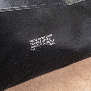 Michael Kors Women Black Fabric Vegan MK Logo OTK Fashion Boots sz 7