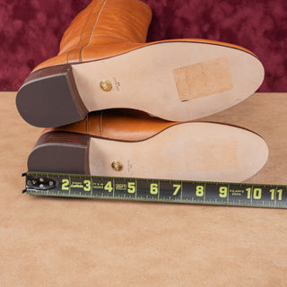 Veronica Beard Women Dwyer Hazelwood Leather Western Riding Knee Boots sz 9