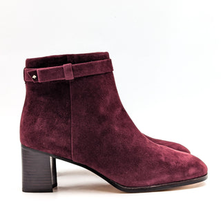 Kate Spade New York Women Madelaine Burgundy Suede Dressy boots size 10.5