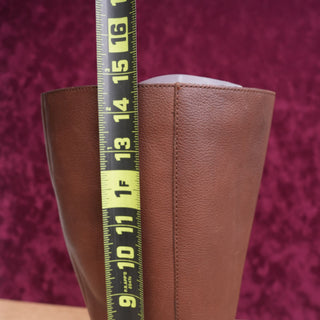 Naturalizer Women Rory Dark Brown Leather Wide Calf Riding Equestrian Boots sz 6