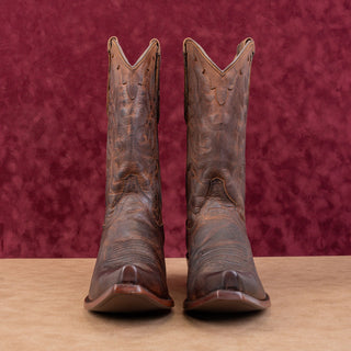 Cody James Women WhiteHall Black Leather Western Cowboy Snip Toe Boots sz 9