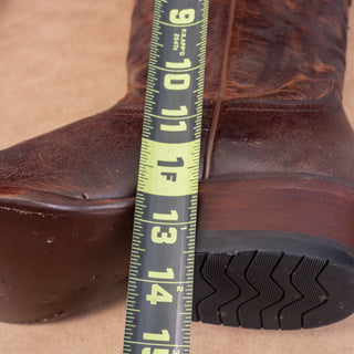 Cody James Women WhiteHall Black Leather Western Cowboy Snip Toe Boots sz 9
