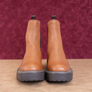 Sam Edelman Women Laguna Brown Leather Comfortable Chelsea Fashion Boots sz 9.5