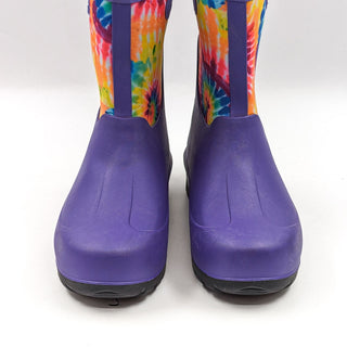 Bogs Youth Neo Classic II Waterproof Purple Rubber Rain Boots size 6