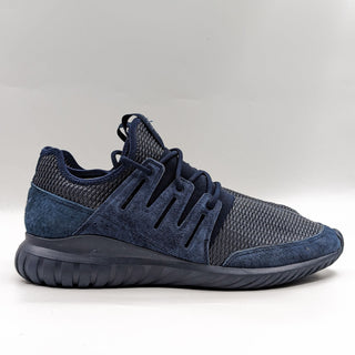 Adidas Men Tubular Radial Navy Blue Suede Fabric Athletic Sneakers size 13