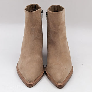 Vince Camuto Women Rinvalla Taupe Suede Western Pointy Toe Boots Sz 11US EUR43