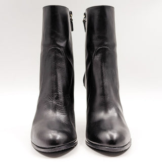 Stuart Weitzman Women Highland Narrow Black Leather Office Dressy Boots Sz 10.5AA