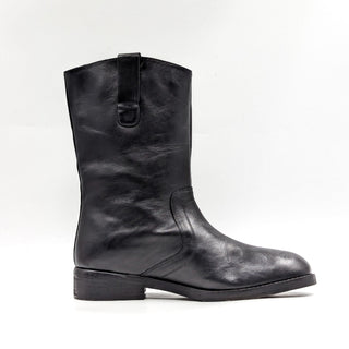 Free People Women Easton Western Equestrian Black Leather Boots 8.5 US EUR 39.5