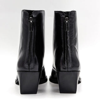 Vince Camuto Women Viltana Black Leather Western Cowboy Fashion Boots size 7