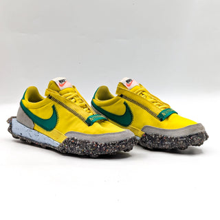 Nike Women Waffle Racer Crater Yellow Strike Running sneakers size 7.5