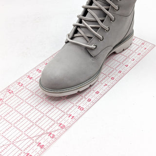 Timberland Women Campton Light Grey Nubuck Waterproof 6in Boots size 8.5