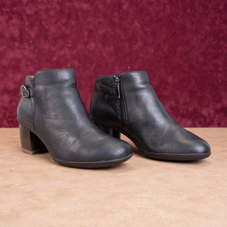 Dansko Women Perry Black Leather Waterproof Office Dressy Boots size 9.5US EUR40