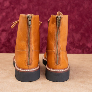 Madewell Women The Citywalk Lugsole Fashion Leather Brown Combat Boots sz 9