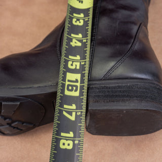 Sam Edelman Women Patton Black Leather Fashion Riding Boots 9.5US EUR 41