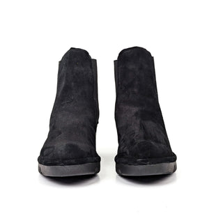 Fly London Women Lita Chelsea Festival Suede Black Boots size 6.5-7 US EUR 37