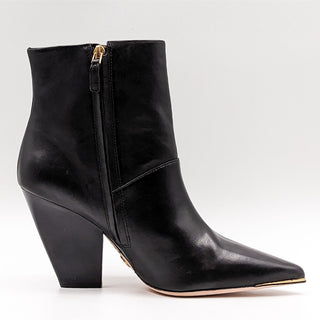 Tory Burch Women Lila 90mm Black Leather Western Cowboy Boots Size 11