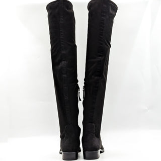 Zara Basic Collection Wmn OTK Black Fabric Warm Plush Fashion Boots 8.5US EUR 39