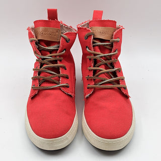 Blackstone Men Red High Top Canvas Skate Sneakers size 10US EUR40
