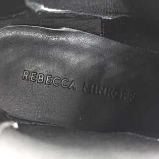 Rebecca Minkoff Darsea Cylinder Heel Black Leather Chelsea Boots sz 7.5