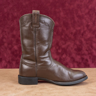 Ariat Women Roper Heritage Dark Brown Leather Western Cowboy Boots sz 7US EUR37