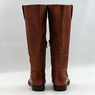 Born Women Shaunie Brown Wide Calf Cognac Riding Boots size 6