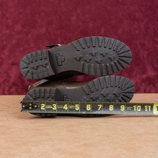 Timberland Women Earthkeepers Bethel Brown leather Buckle Moto Knee Boots sz 7