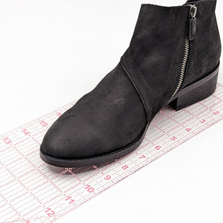 Eileen Fisher Women Billie Black Nubuck Zip Dressy Office Ankle Boots Size 9.5