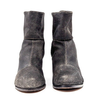 Rag&Bone Women Newbury Grey Distressed Leather Western Boots sz 9.5US EUR40