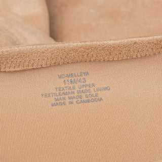 Vince Camuto Women Melleya Beige Fabric Party Festival OTK Lug Boots sz 11