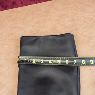 Steve Madden Women Nohanna Black Fashion Zip Leather Knee Boots Sz 8.5