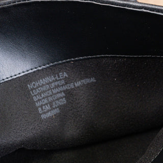 Steve Madden Women Nohanna Black Fashion Zip Leather Knee Boots Sz 8.5