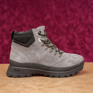 Belstaff England Scramble Boots Mens 9.5 Grey Suede Luxury Vibram Sole