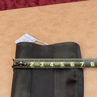 Aerosoles Women Memphis Comfortable Black Leather Zip Knee Fashion Boots sz 8.5