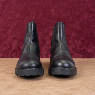 Vagabond Women Kenova Black Leather Lug Sole Chelsea Ankle Boots Sz 10