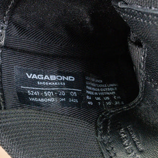 Vagabond Women Kenova Black Leather Lug Sole Chelsea Ankle Boots Sz 10