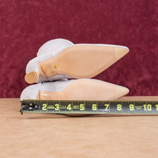 Stuart Weitzman Women Xcurve 85 Lilac Suede Pointy Slouch Fashion Boots sz 6