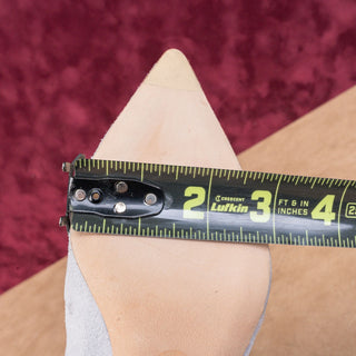 Stuart Weitzman Women Xcurve 85 Lilac Suede Pointy Slouch Fashion Boots sz 6