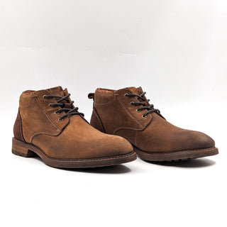 Florsheim Men Lodger Brown Leather Low Lace up Boots size 8