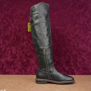 Pikolinos Women Aldaya Black Leather OTK Zip Fashion Comfort Boots Sz 9 EUR39