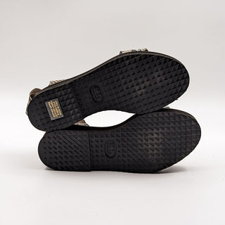 AGL Women Snake Embossed Leather Platform Strappy Sandals EUR 37 US 7