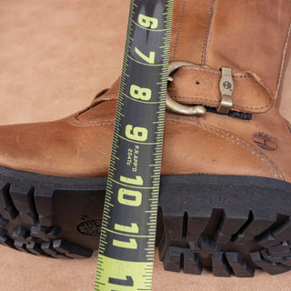 Timberland Women Nellie Moto BIker Faux Fur Lined Lug Boots sz 6.5