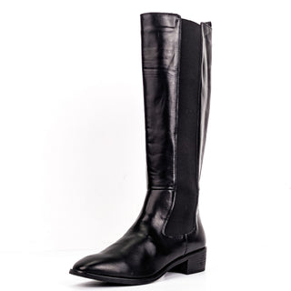 Splendid Women Andi Black Vegan Leather Riding Tall Knee Boots sz 9