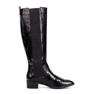 Splendid Women Andi Black Vegan Leather Riding Tall Knee Boots sz 9