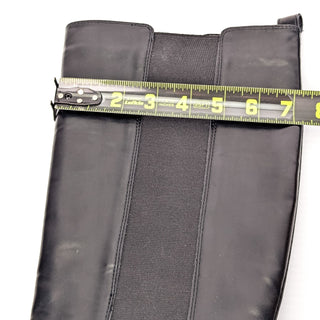 Splendid Women Andi Black Vegan Leather Riding Tall Knee Boots sz 9