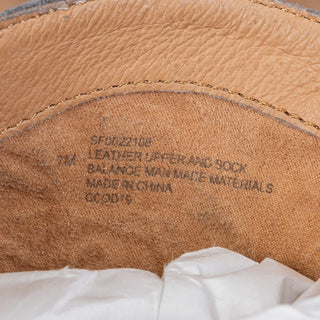 Sofft Women Westmont Floral Embroidered Grey Suede Cowboy Ankle Boots sz 7