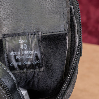 Bos&Co Women Zing Waterproof Grey Suede Zip Lace-up Winter Boots 9-9.5US EUR40