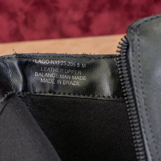 David Tate Women Lago Black Leather Zip Ankle Dress Office Boots sz 8