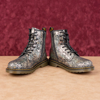 Dr Martens Unisex 1460 Y Sparkle Metallic 8-Eyelet Lace-up Combat Boots M6 W7