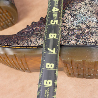 Dr Martens Unisex 1460 Y Sparkle Metallic 8-Eyelet Lace-up Combat Boots M6 W7