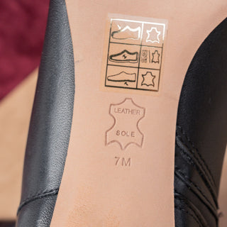 Tory Burch Women 55mm Black Leather T Logo Zip Fashion Party Knee Boots sz 7